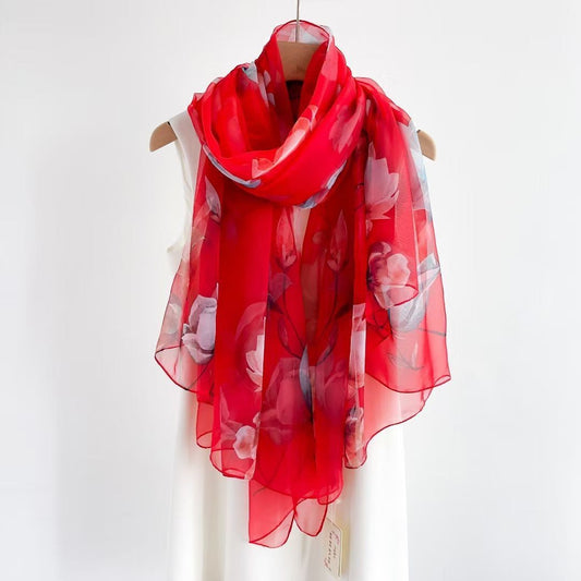 Pañuelo Largo Estampado Versátil para Mujer - Image 2