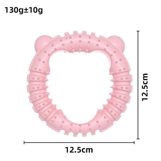 Juguete Mordedor para Perros - Anillo Resistente tipo Osito - Image 2
