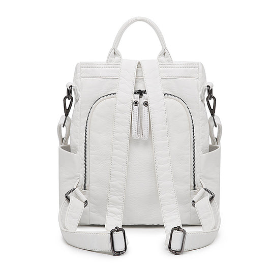 Mochila Antirrobo de Cuero Suave con Gran Capacidad para Mujer - Image 2