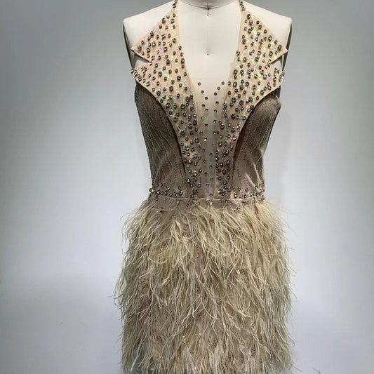 Vestido de Fiesta con Lentejuelas y Borlas Elegante para Mujer - Image 2