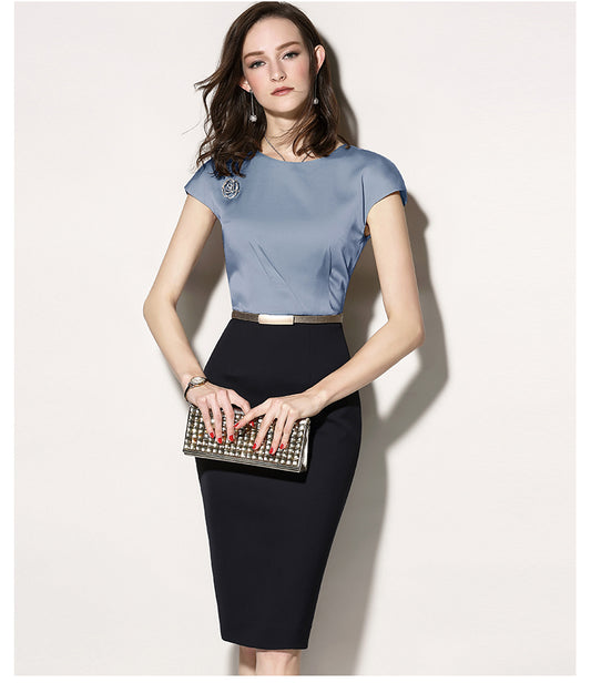 Vestido Profesional Entallado para Mujer con Realce de Caderas - Image 2