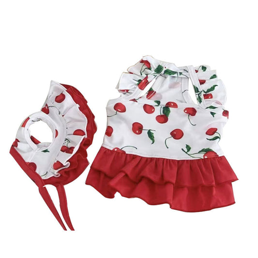 Vestido Traje de Baño Infantil Diseño Cereza Adorable - Image 2