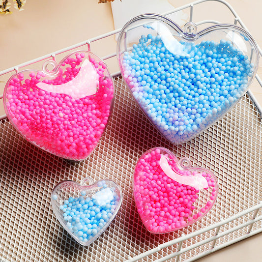 Caja de Dulces Decorativa con Bolas de Corazón Plástico Estilo Coreano - Image 2
