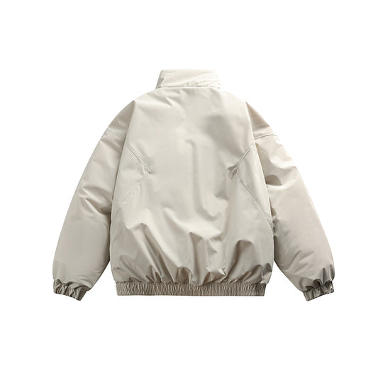 Chaqueta de Plumón de Pato Blanco para Hombre - Corte Holgado - Image 2