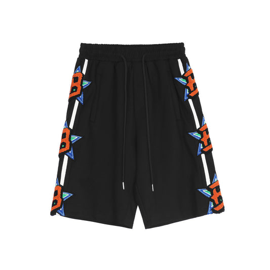 Shorts Casuales con Cordón y Estampado de Letras para Hombre - Image 2