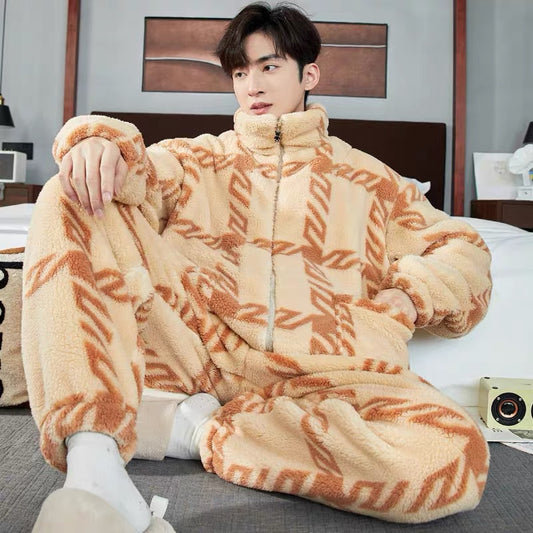 Pijama Invierno para Hombre con Cierre de Cremallera Acolchado - Image 2