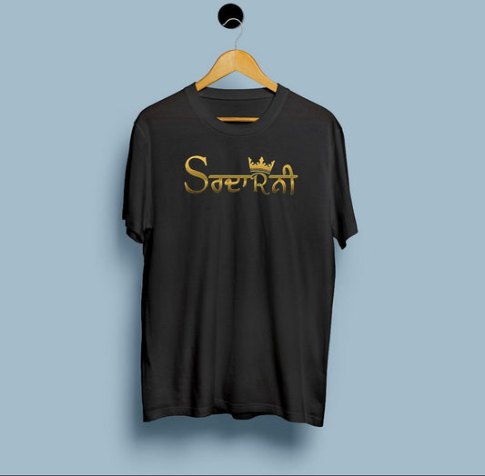 Camiseta Negra Estampada de Manga Corta Unisex - Image 2
