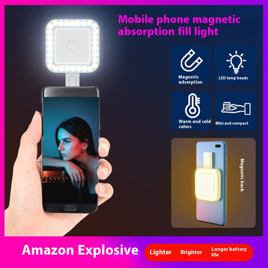 Luz de Relleno Magnética para Selfies y Fotografía - Image 2