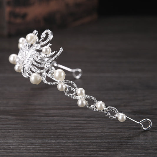 Corona de Novia Cisne de Perlas - Image 2