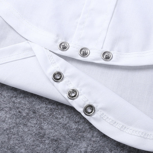 Conjunto Infantil: Camisa Blanca y Overol de Tirantes - Image 2