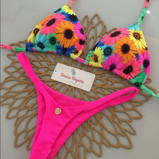 Bikini Brasileño Dividido para Playa - Image 2