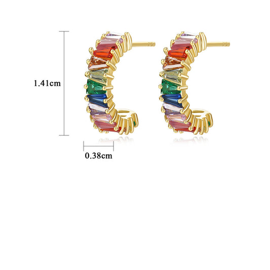 Aretes Retro Vintage Estilo Europeo Americano - Diseño Minimalista Tendencia Net - Image 2
