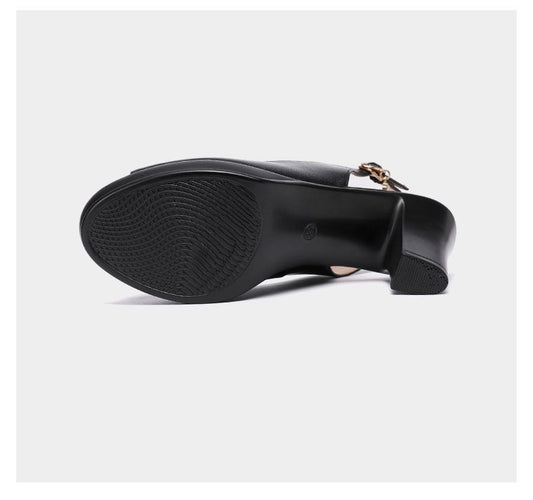Plataforma Gruesa Impermeable Versátil Estilo Coreano - Image 2