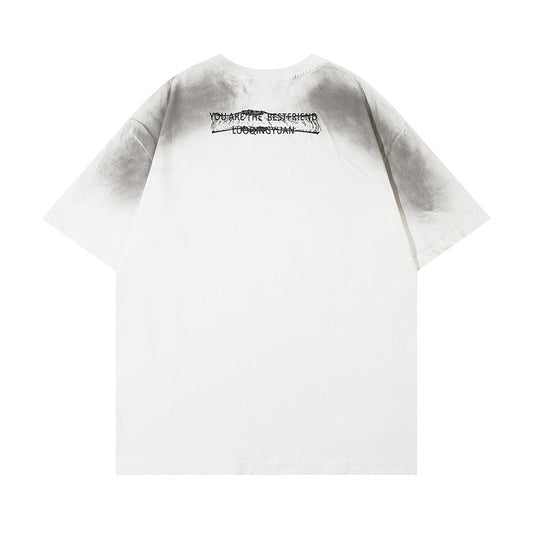 Playera Holgada de Algodón para Hombre - Comodidad Diaria - Image 2