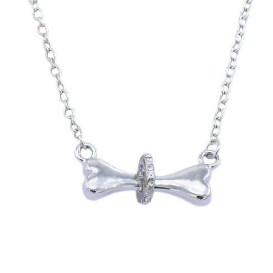 Collar con Dije de Hueso para Perro Adornado con Diamantes - Image 2