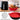Air Fryer Silicone Liners Pot,8 Inch Air Fryer Basket Liners, Silicone Baking Tray Pots for 3 to 5 Qt for Air Fryer Oven Reusable Baking Tray Oven Accessories (Red+Black) - Tekeno