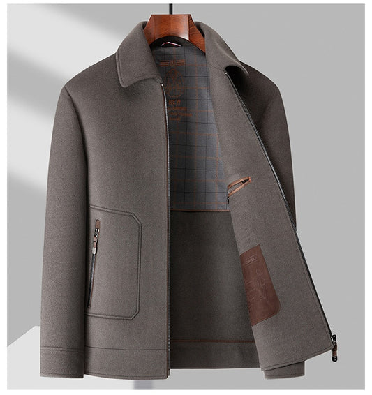 Chaqueta de Lana Pura con Forro de Plumón de Pato Desmontable - Image 2
