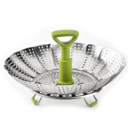 Colador Plegable con Asa para Verduras y Canastas de Vapor - Image 2