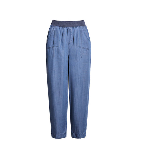Pantalones Harem de Tencel Drapeado - Image 2