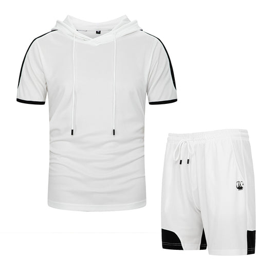 Conjunto Deportivo Casual con Capucha y Combinación de Colores para Hombre - Image 2