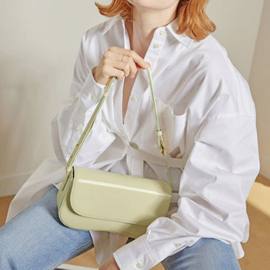 Bolso Retro Axilar Brillante Versátil para Verano - Image 2