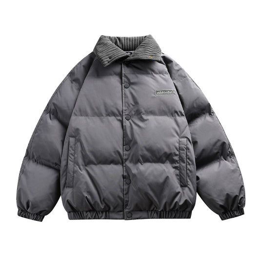 Abrigo Acolchado de Algodón con Solapa Americana para Hombre - Estilo Premium - Image 2