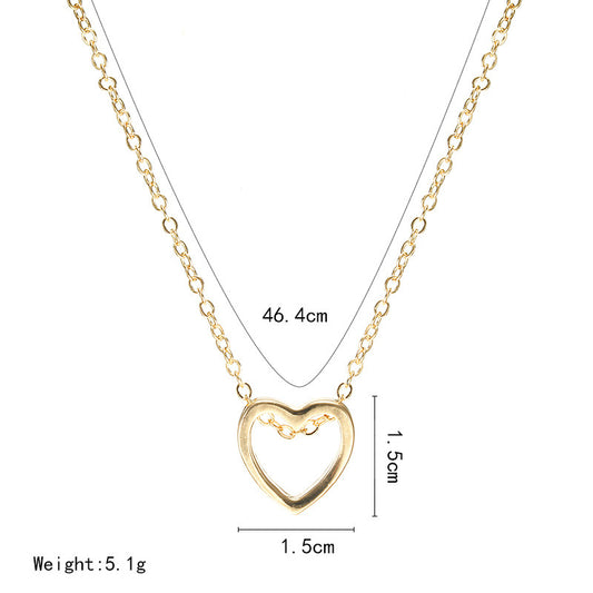 Collar de Aleación Love para Mujer Fashion Personality - Image 2