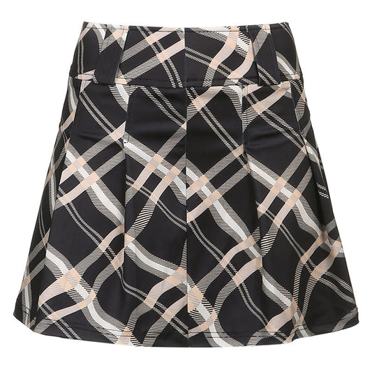 Falda Tableada de Cintura Alta con Estampado Cuadros Vintage - Image 2