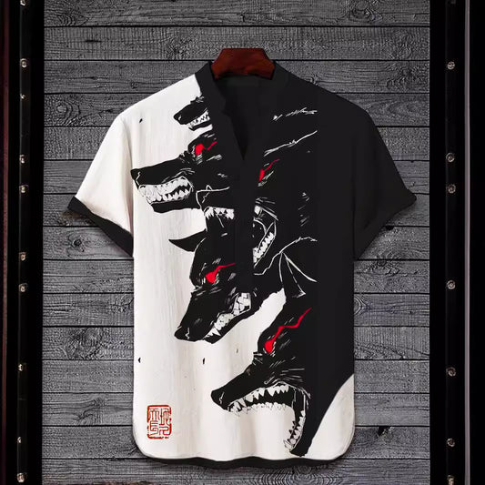 Playera Estampada 3D Animales - Manga Corta - Image 2