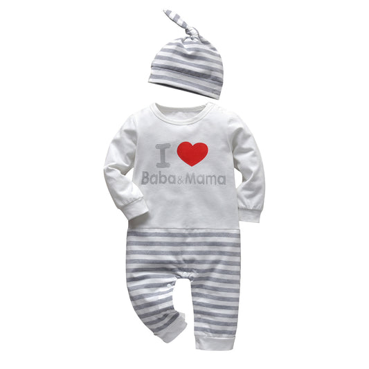 Pijama Enterizo para Bebé - I Love Mom and Dad - Image 2