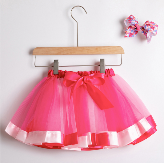 Falda de Malla Arcoíris para Niñas - Image 2
