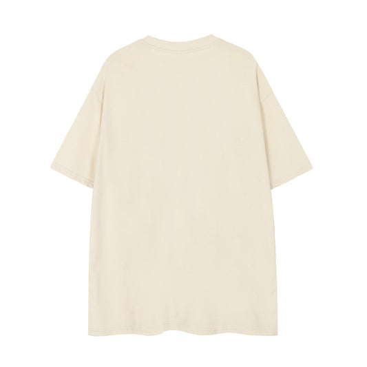 Playera Casual con Bordado de Letras Creativas - Image 2