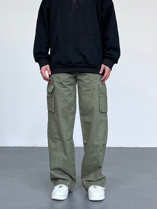 Overol Holgado Estilo Americano Desgastado para Otoño e Invierno - Image 2