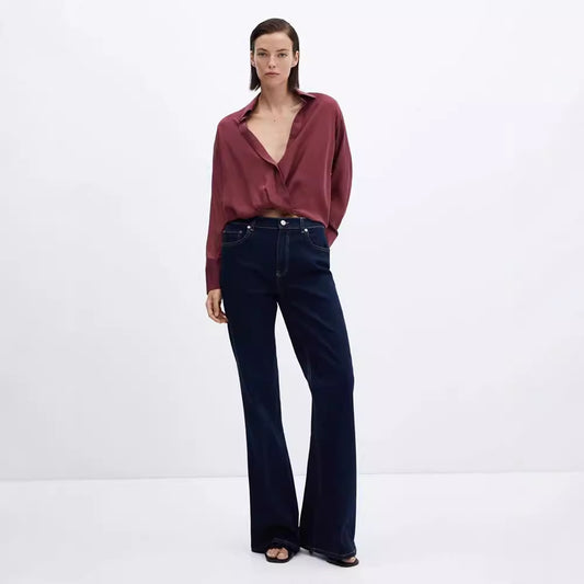 Jeans Skinny Retro Cintura Alta Elástico Tencel - Image 3