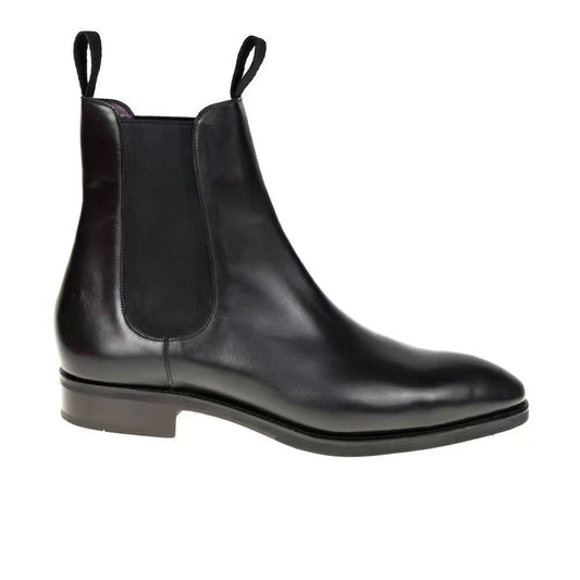 Botas de Cuero Cortas para Hombre - Estilo Minimalista - Image 2
