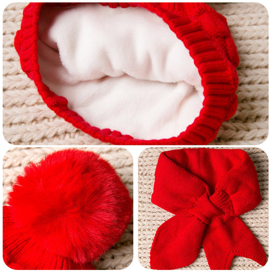 Conjunto de Gorro y Bufanda de Lana para Bebé - Image 2