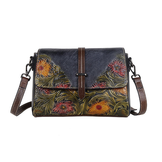 Bolso de Cuero Genuino para Mujer con Bandolera Diagonal - Image 2