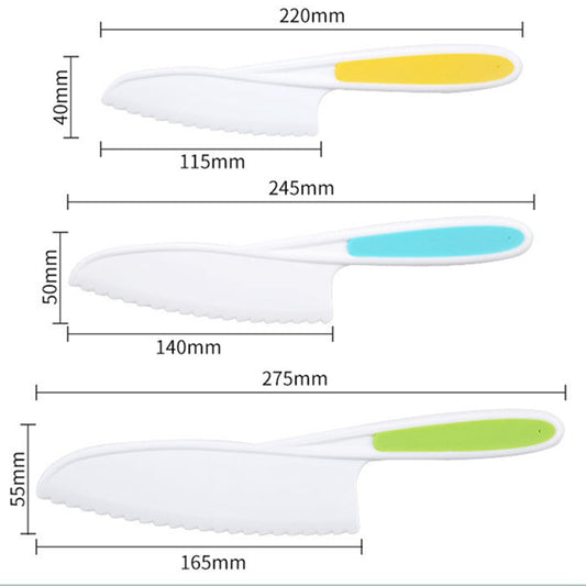 Cuchillo de Plástico para Frutas - Herramienta Segura para Niños Pequeños - Image 2