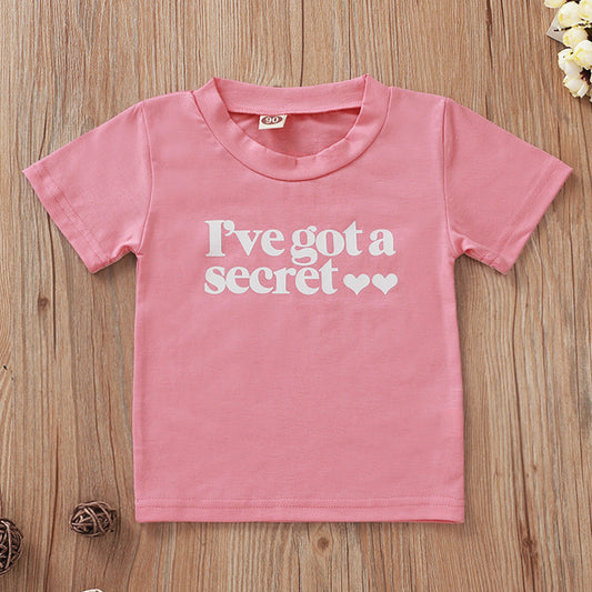 Camiseta Infantil Estampado Corazón y Letras - Image 2