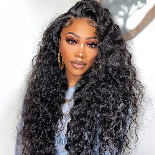 Peluca Rizada Frontal de Encaje con Cabello Rizado Pequeño Fibra Sintética Natural y Voluminosa - Image 2