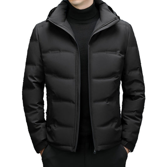 Chamarra de Invierno Versátil para Hombre con Capucha Desmontable - Image 2