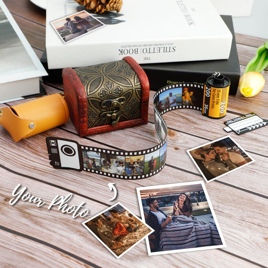 Llavero Personalizado con Foto - Colgante de Película DIY para Recuerdos - Image 2