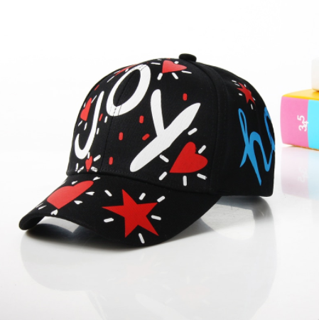 Gorra de Béisbol Familiar Estilo Hip Hop Coreano - Diseño Graffiti para Padres e Hijos - Image 2