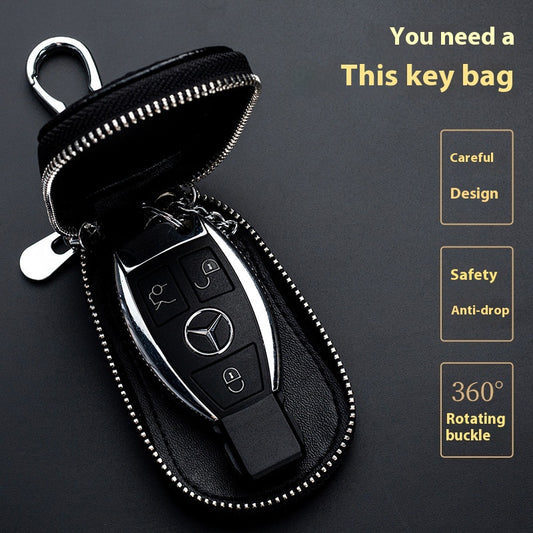 Funda de Cuero Genuino para Llaves de Auto - Unisex - Image 2