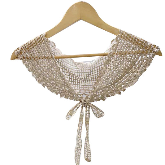 Pañoleta de Encaje Hueco Delicado - Accesorio Versátil - Image 2