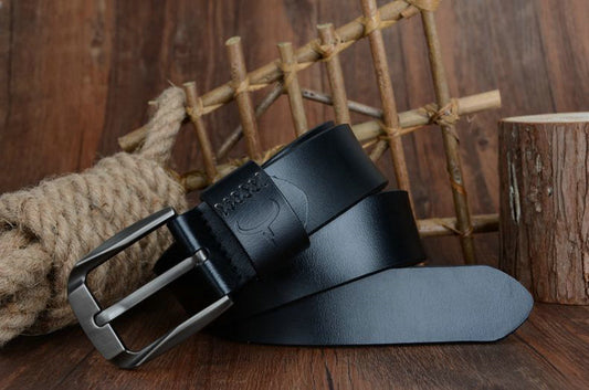 Cinturón de Cuero para Hombre con Hebilla de Pasador - Image 2