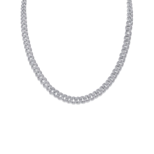 Collar Colgante Isla de Plata - Joyería de Lujo con Moissanita Premium y Plata S925 - Image 2