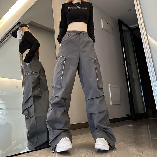 Pantalón Recto Suelto Negro para Trabajo y Casual - Image 2