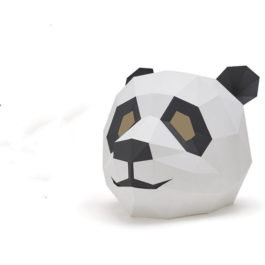 Máscara de Panda 3D Tesoro Nacional - DIY Personalizable para Fiestas - Image 2
