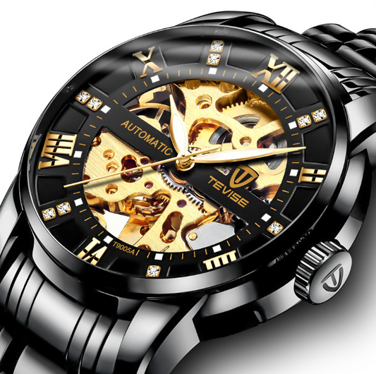Reloj Automático Mecánico para Hombre con Esfera Hueca y Resistencia al Agua - Image 2
